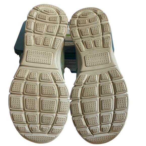 Skechers Easy Going SZ 11 Adjustable Vegan Sandals Certified Charm Aqua YogaFoam - Picture 10 of 13